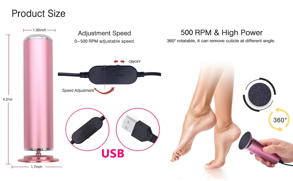 Electric Foot File for Foot Callus Remover