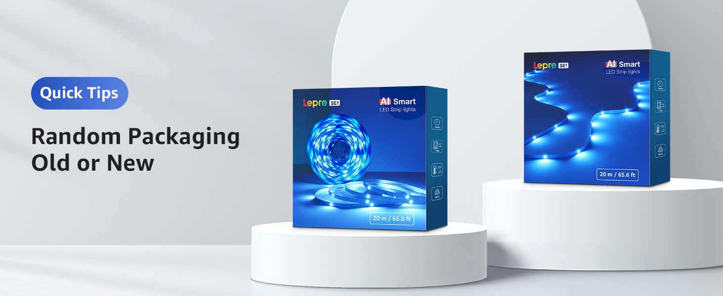 Lepro SE1 AI Smart RGB LED Light Strip with app and voice control