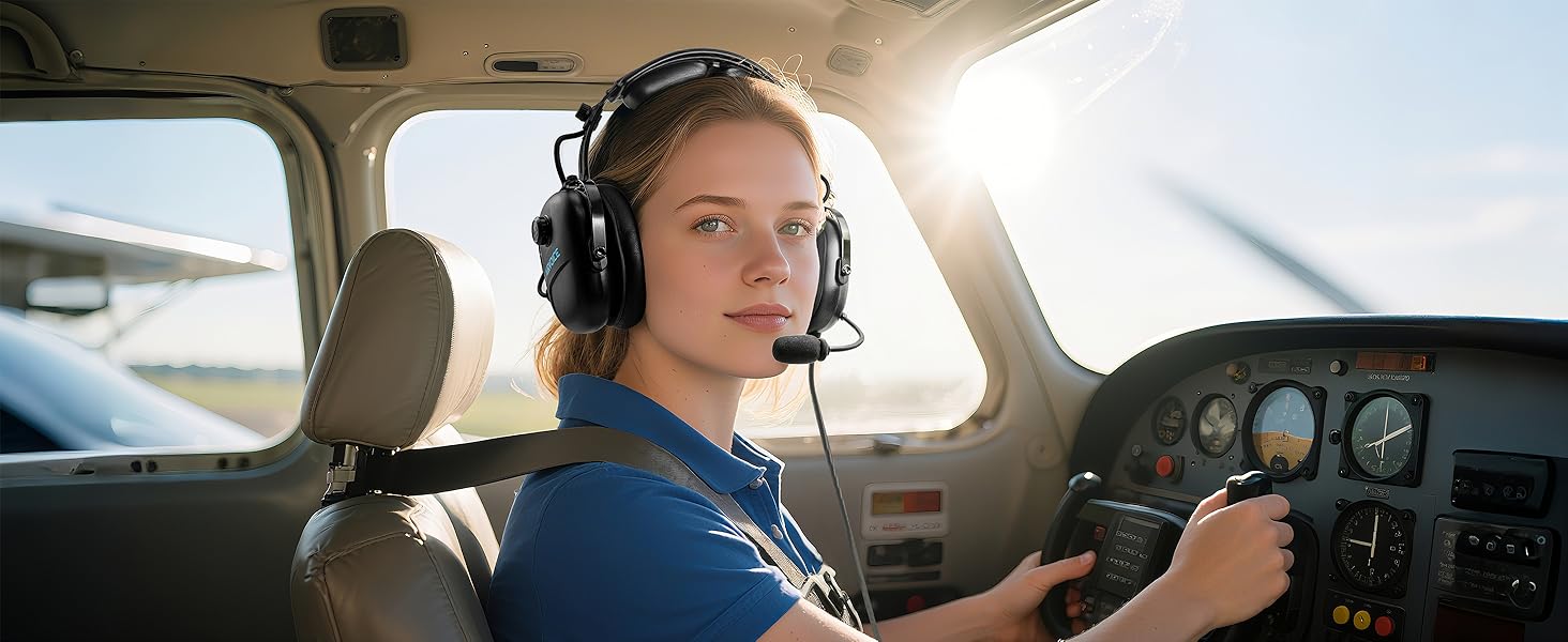 Aviation Headset for Pilots