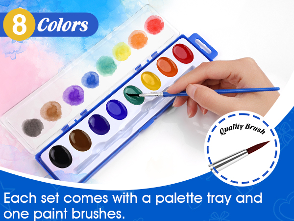 watercolors paint
