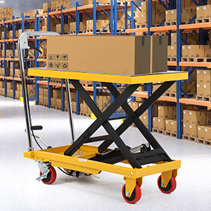 Carrello del tavolo di sollevamento idraulico