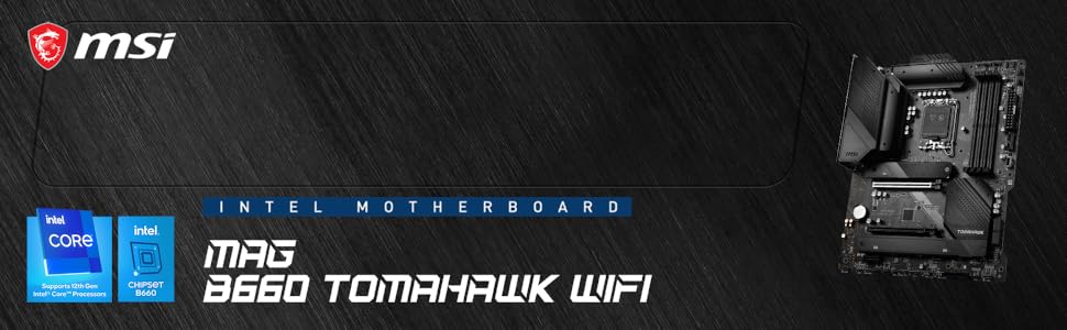 MSI MAG B660 TOMAHAWK WIFI BANNER