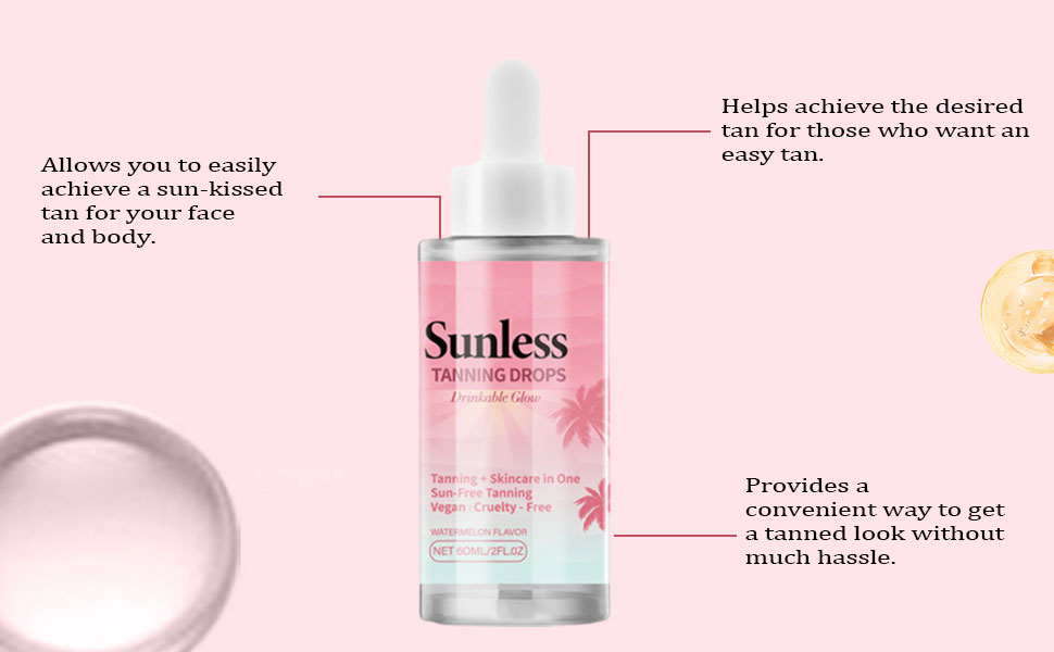 Sunless Tanning Drops to Drink