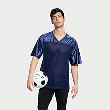 シャツ EXAMPLE MESHSATIN FOOTBALL Yearbook Mesh Football Tee, V-neck - Champion