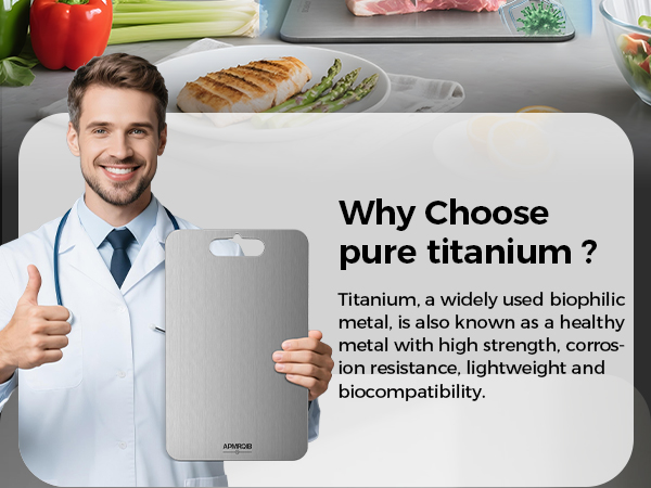 Titanium cutting board