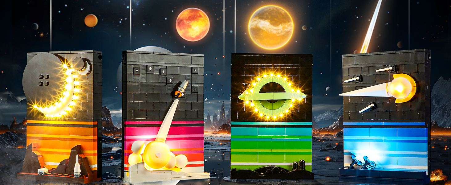 YEABRICKS LED Light for Lego21340 Ideas Tales of The Space