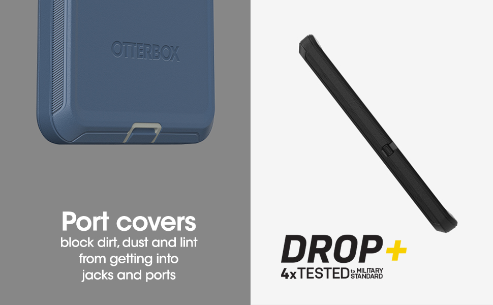 OtterBox Pixel 6 Defender Series Case BLACK, rugged & durable, with