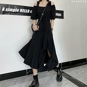 黒ワンピース ブラックフォーマル ティアードワンピース ゆったりサイズ