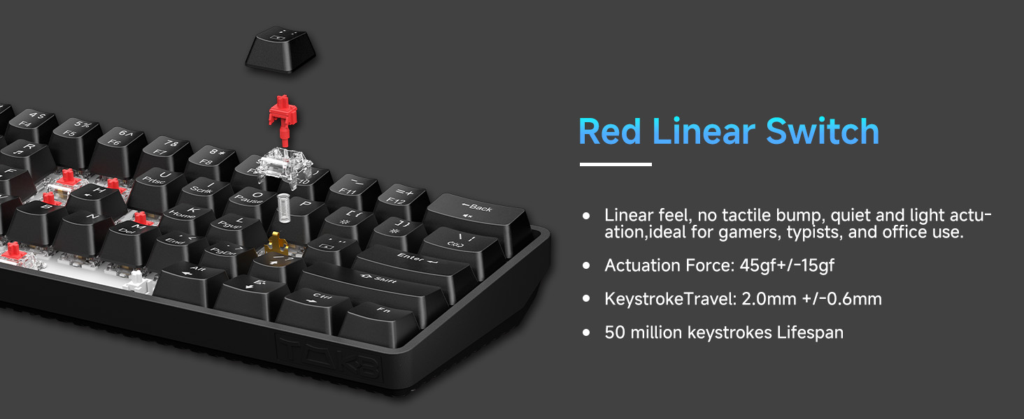 tmkb t61se red linear switch
