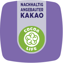 100% sustainably sourced cocoa