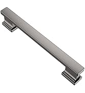 Alzassbg 10 Pack Brushed Black Nickel Cabinet Pulls, 5 Inch(128mm) Hole Centers Cabinet Handles K...
