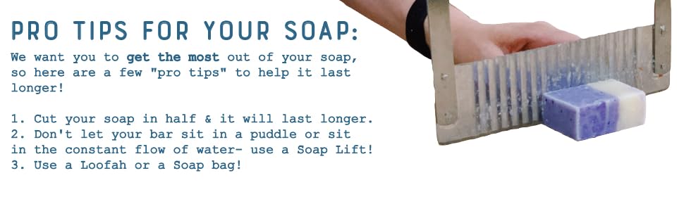 cutting soap, pro tips