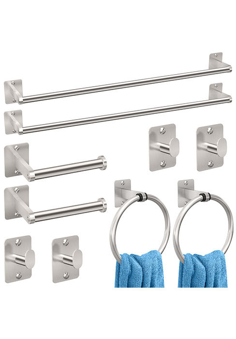 black bathroom accessories