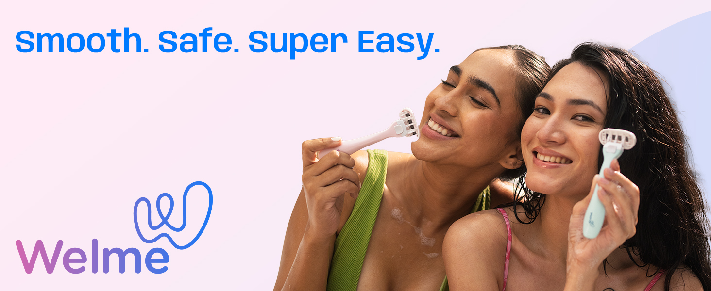 Pink body razor smooth shaving for girls full body shave women pink rajar