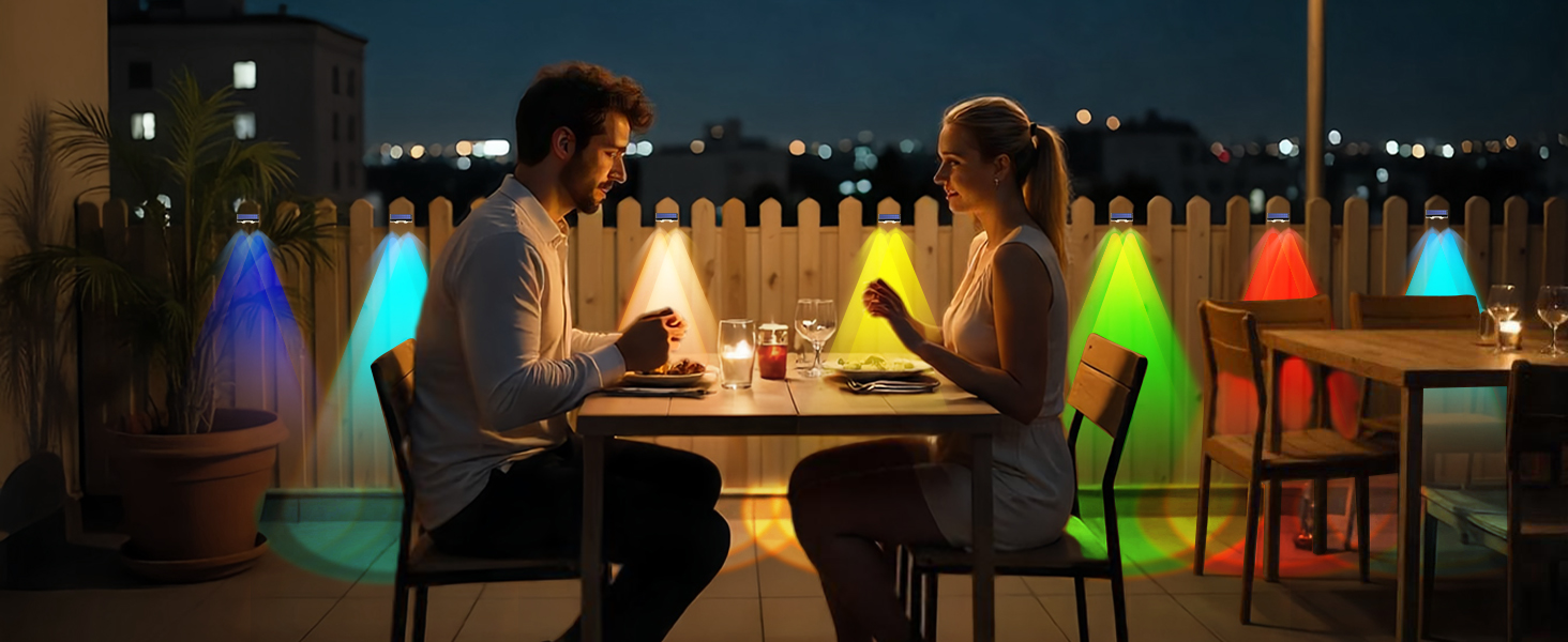 solar fence lights
