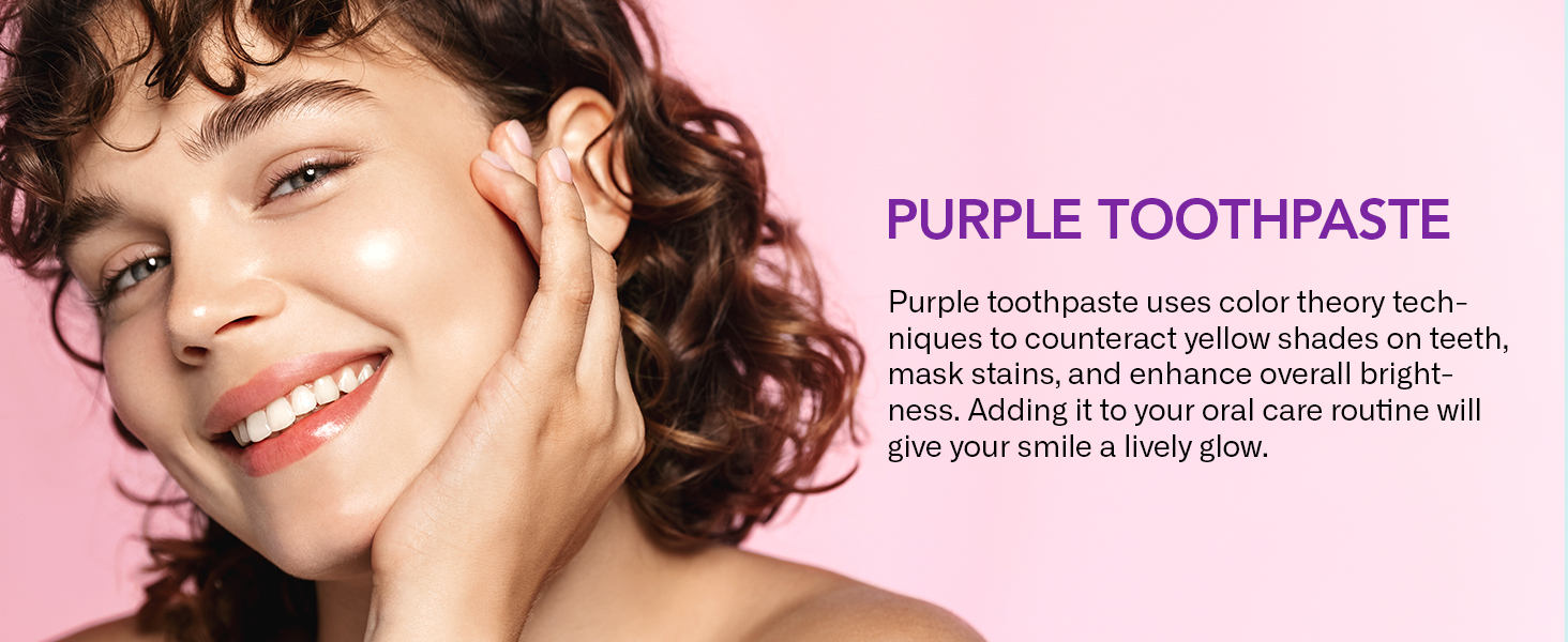 purple toothpaste
