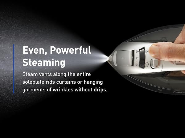 EVEN, POWERFUL STEAMING