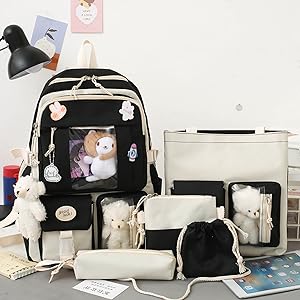 5PCS Kawaii Backpack Set