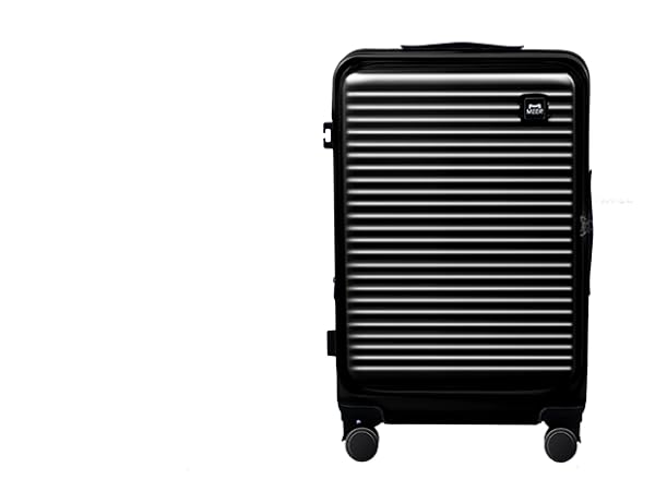 Amazon.co.jp: [meer] スーツケース 片開き＋フロントオープン