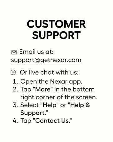 Custoemr Support Get in touch