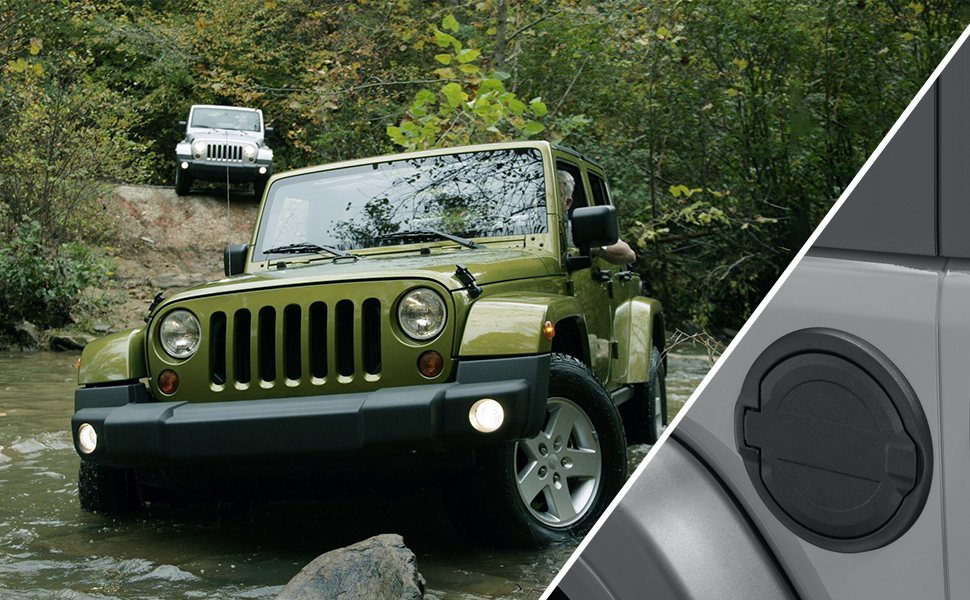 jeep Wrangler Fuel Filler Gas Door