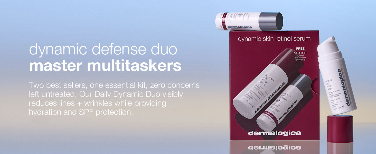dermalogica dynamic defense duo spf moisturizer and serum anti aging skincare