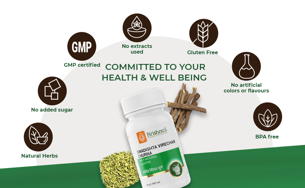 Swadishta Virechan Churna 50g Pack