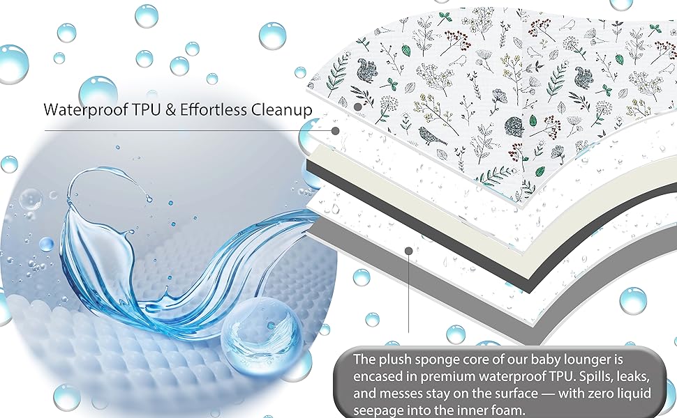 waterproof tpu&amp;effortless cleanup