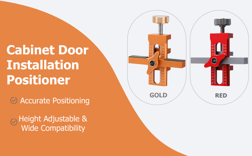 cabinet door mouting jig