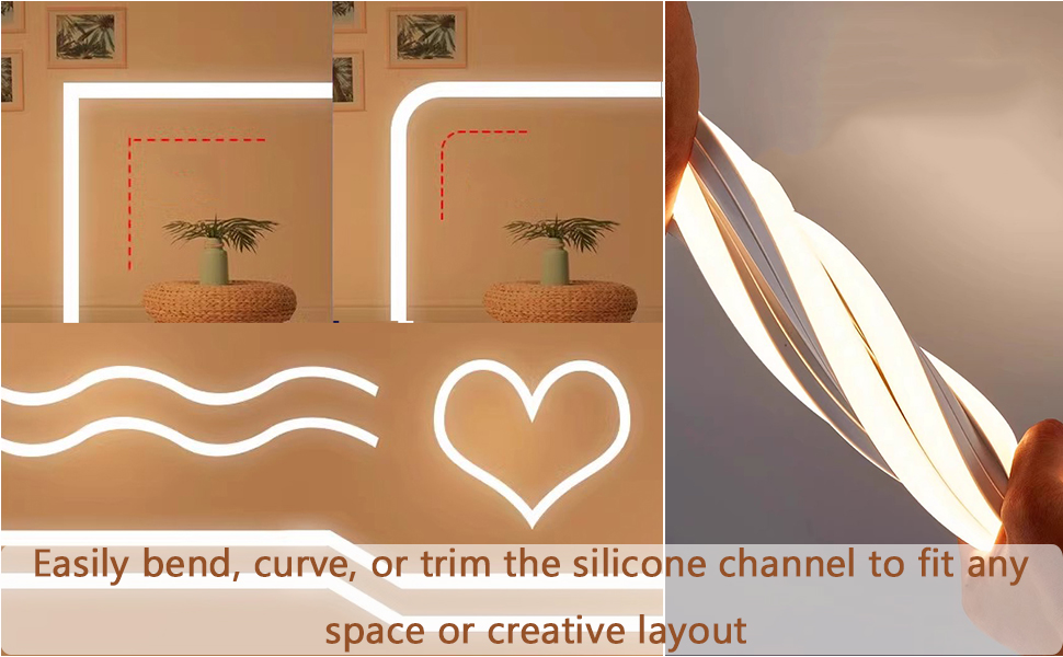 led light strip channel cover