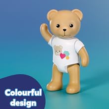 Splish Splash Teddy colourful design