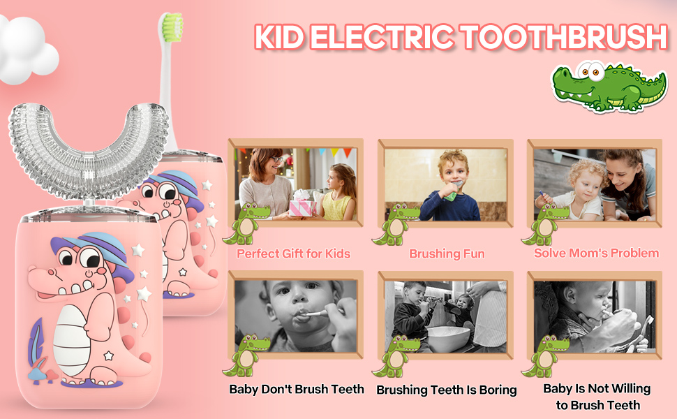 kids toothbrushes u shape