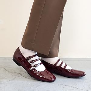 Amazon | [あしながおじさん] メリージェーンシューズ