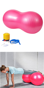 Erdnuss Geformte Yoga Ball Übung