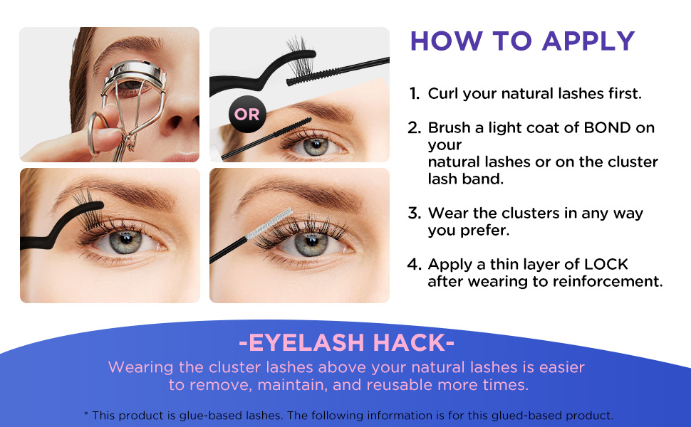 cluster lashes