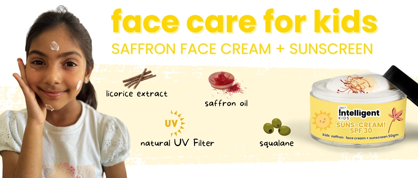 TuCo Intelligent Kids Saffron Face Cream & Sunscreen UVA/B SPF 30
