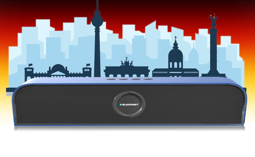 Blaupunkt SBA10 10W Bluetooth Soundbar Speaker for TV with Bluetooth ...