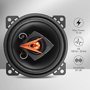 Amazon.com: Cadence Car Speakers 4 inch 2-Way 150W Coaxial