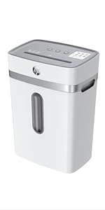 HP 電動シュレッダー 15L 静音 8枚同時細断 W1508CC-J1 Amazon.co.jp: HP 電動 シュレッダー 家庭用 (15L / 1-3人用