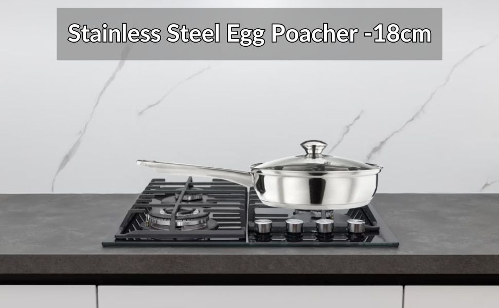 Aspect Stainless Steel Egg Poacher 18cm With NonStick Insert