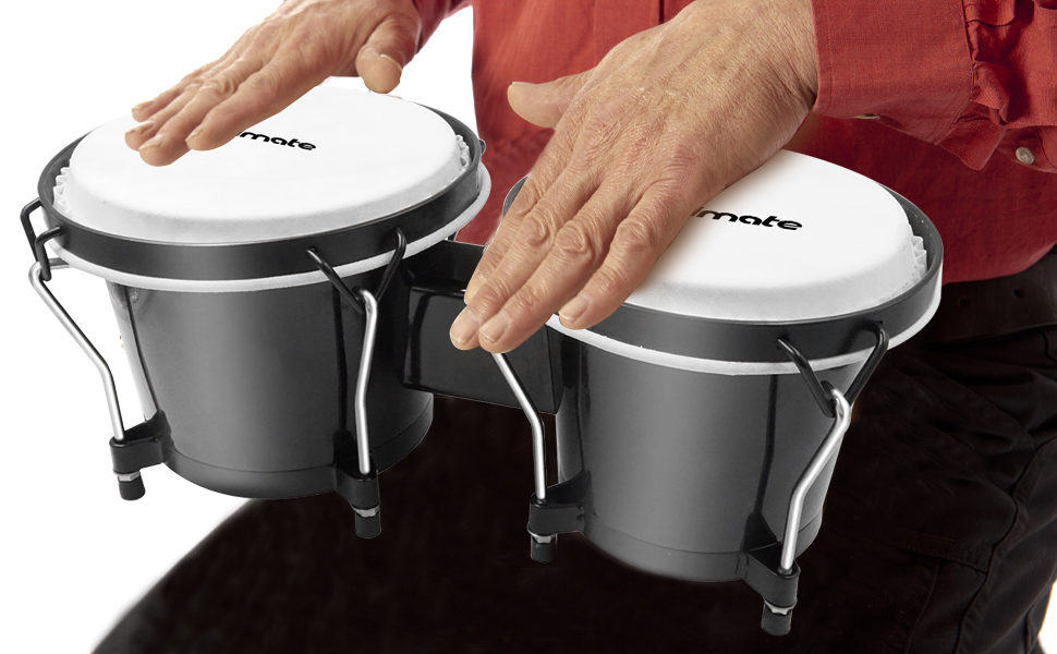 Soulmate Bongo Drums 6” and 7” Set for Kids Beginners