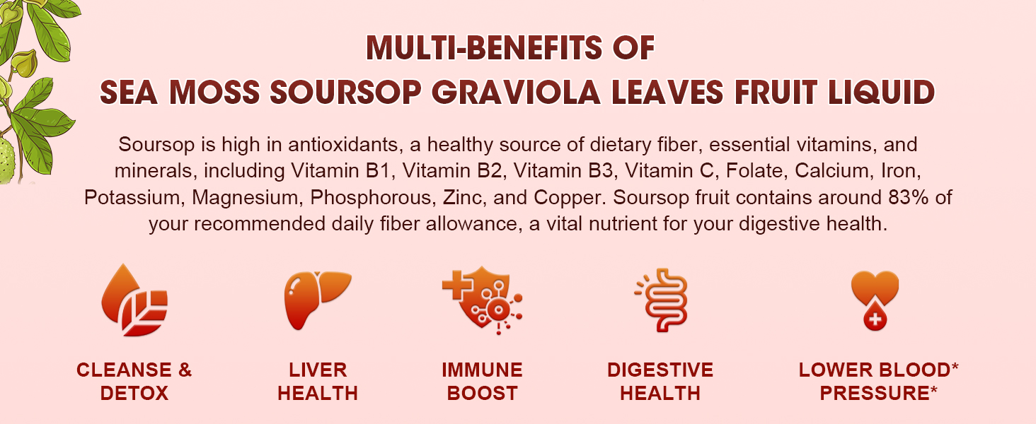 soursop leaves organic serene soursop bitters soursop oil organic sea moss gel raw irish sea moss