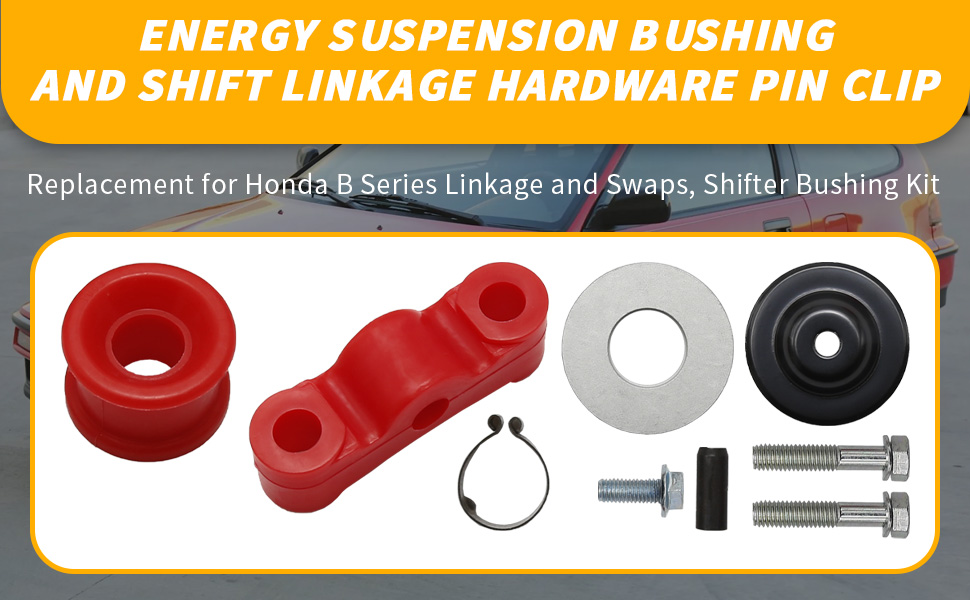 Shift Linkage Bushing with Energy Suspension Front and Rear Shifter Bushing