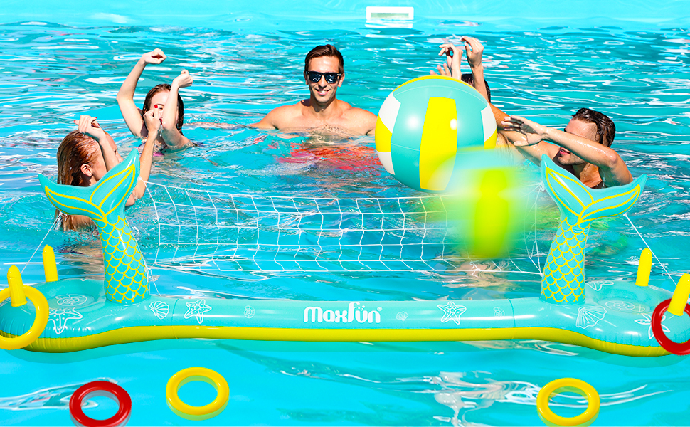 Max Fun Inflatable Pool Floats Toys Games Set 115