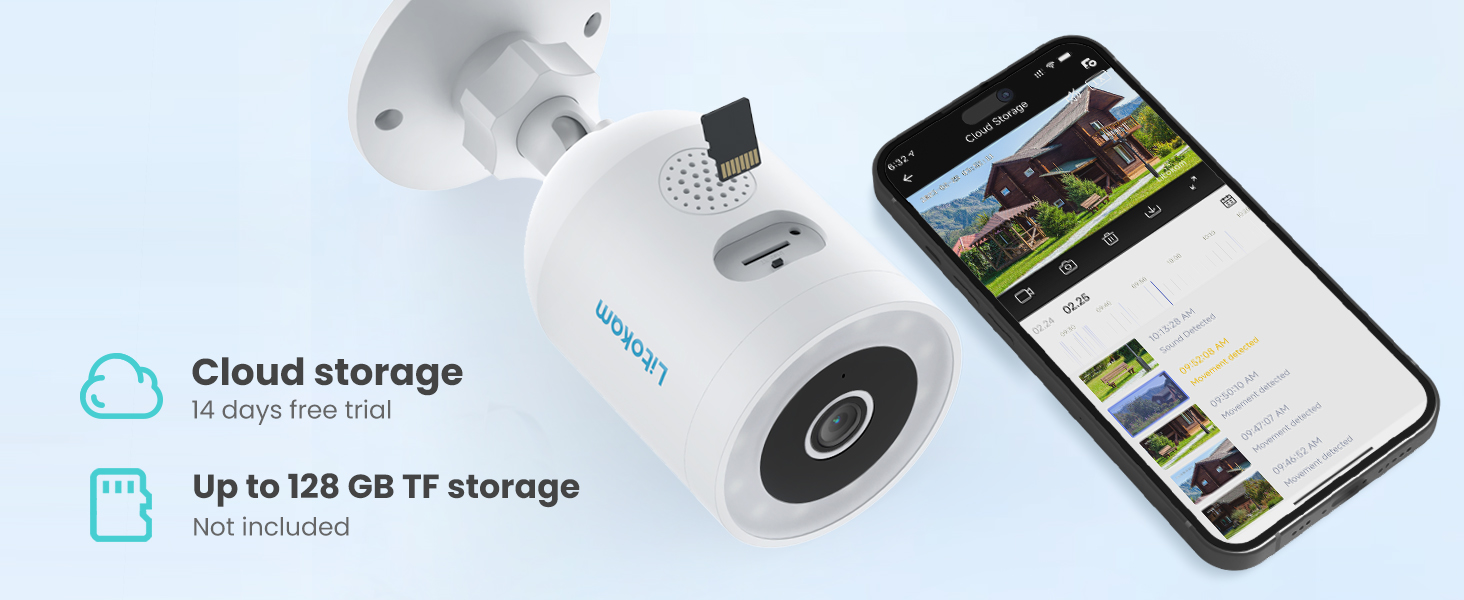 Little elf Outdoor Security Camera, 4MP CCTV Camera, Wifi Camera