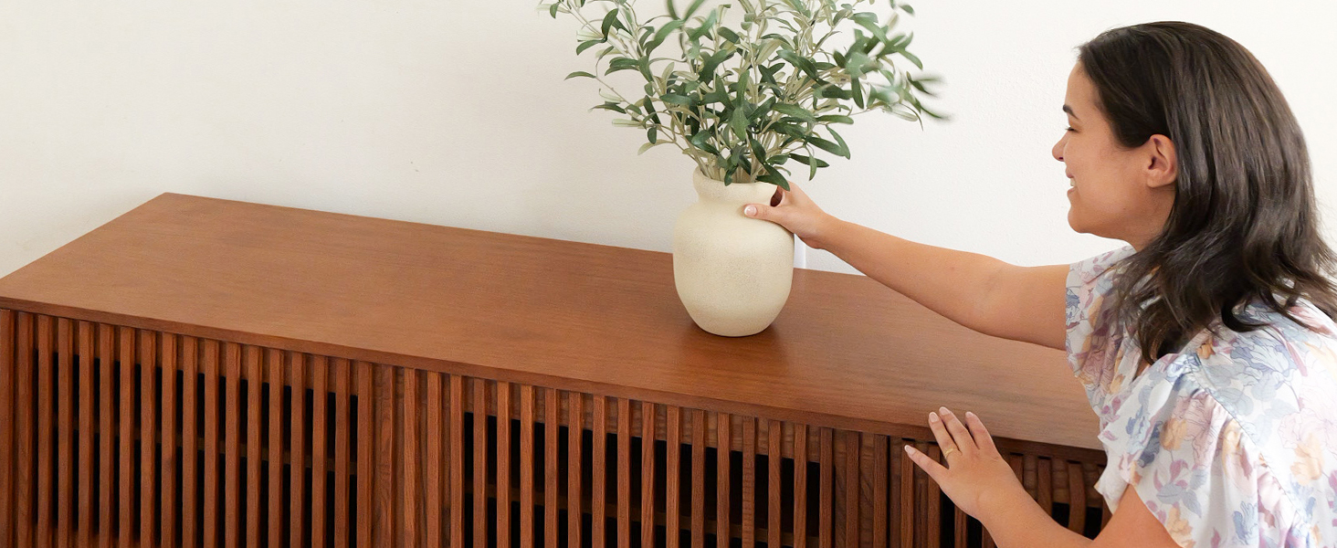wood TV stand