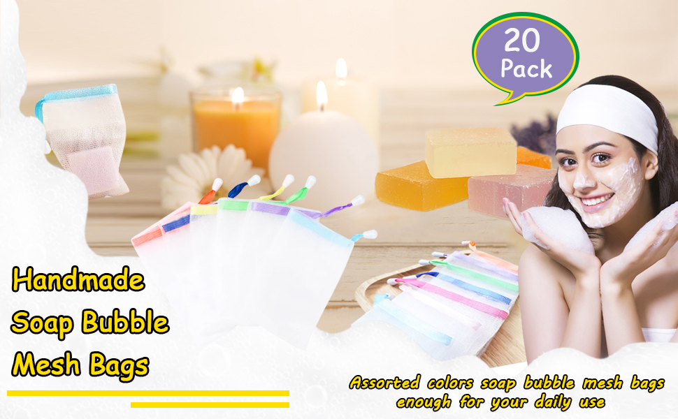 soap bubble mesh bags