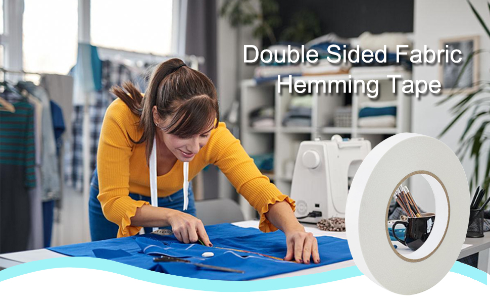 Fabric Tape Double Sided Tape for Clothes Presson Self Sticky Tape, No