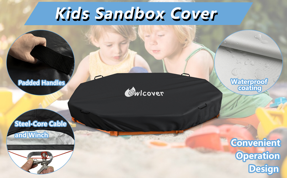 Octagon Sandboxes Cover,Waterproof,AntiUV Kids Outdoor