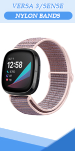 Fitbit Versa 3/Sense Nylon Watch Bands